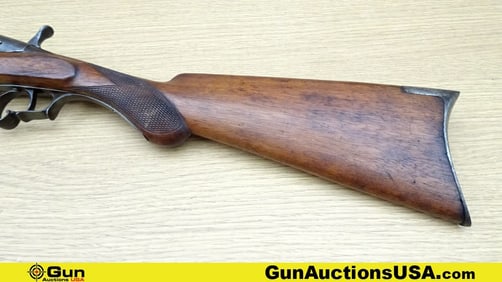 BANC D'EPREUVES DES ARMES A ' FEU DE LIEGE FLOBERT WARRANT BREECH .32 RF VINTAGE Rifle. Good