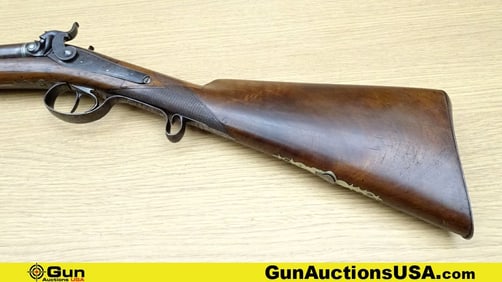MOSES DICKSON ANTEBELLUM SOUTHERN Appears to be 20 Ga. RARE Shotgun. Good Condition. 31 3/8" Barrel.