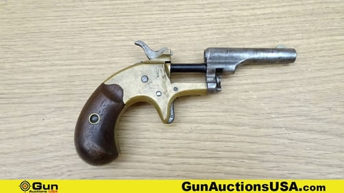 COLT Open Top Pocket .22 CAL Revolver. Needs Repair. 2 3/8" Barrel. Features a Steel Barrel, Brass