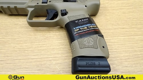 Century Arms CANIK TP9SFX 9X19 Pistol. Like New. 5" Barrel. Semi Auto Flat Dark Earth Pistol,