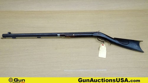.40 Caliber Rifle. Good Condition. 32" Barrel. Percussion 1850- Custom made- target Rifle- Set
