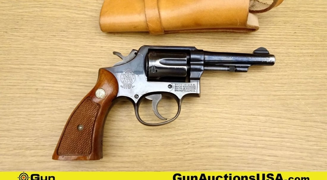 S&W 10 .38 SPECIAL Revolver. Good Condition. 4" Barrel. Shiny Bore, Tight Action This revolver is: S&W 10 .38 SPECIAL Revolver. Good Condition. 4" Barrel. Shiny Bore, Tight Action This revolver is like a trusty sidekick, with a touch of old-school charm. It's a reliable companion for any shooting a