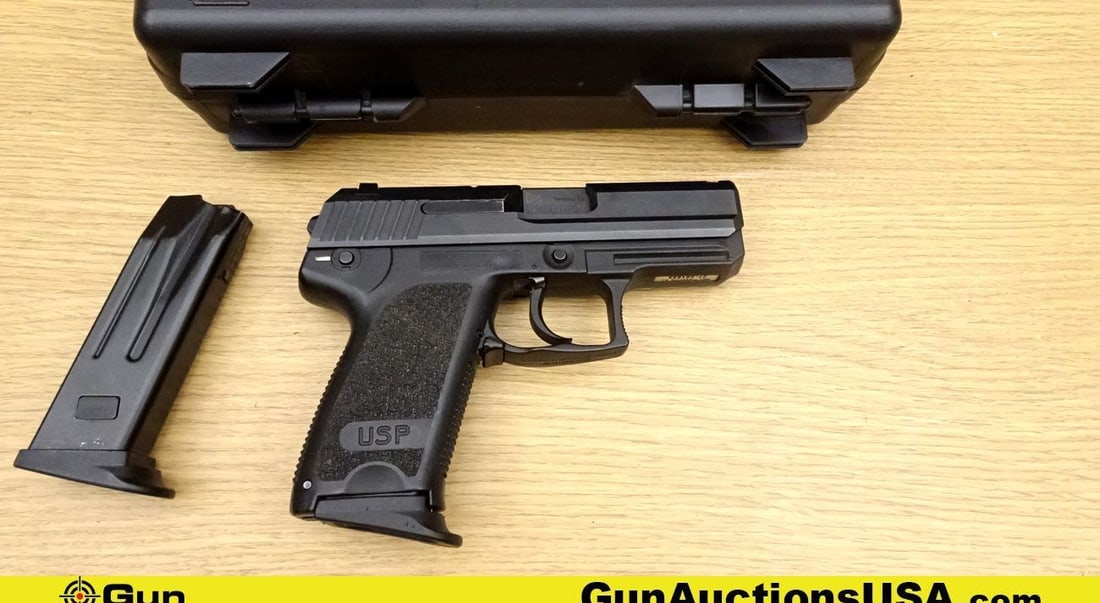H&K USP COMPACT 9MM Pistol. Very Good. 3.5" Barrel. Shiny Bore, Tight Action Semi Auto This pistol: H&K USP COMPACT 9MM Pistol. Very Good. 3.5" Barrel. Shiny Bore, Tight Action Semi Auto This pistol is like a reliable sidekick, always ready to pack a punch in a compact package. With its sleek design