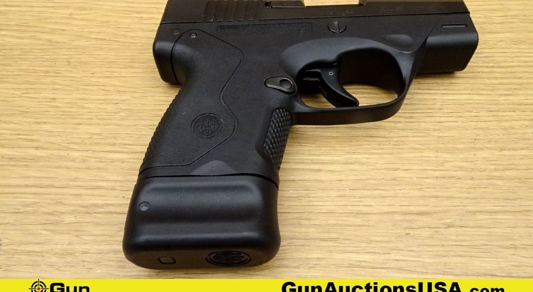 BERETTA NANO 9MM PARA Pistol. Excellent. 3" Barrel. Shiny Bore, Tight Action Semi Auto Features a 3: BERETTA NANO 9MM PARA Pistol. Excellent. 3" Barrel. Shiny Bore, Tight Action Semi Auto Features a 3 White Dot Sight System, Metal Slide and Polymer Frame. SA Only, Striker Fired, Reversible Magazine R