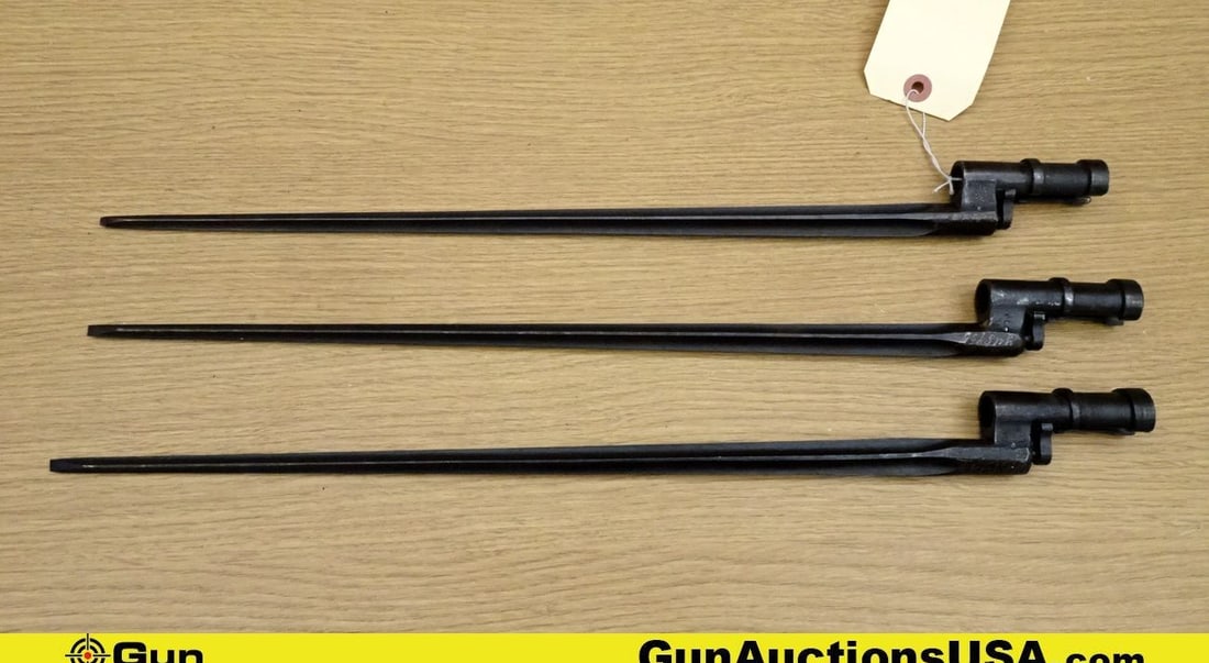 Mosin Nagant Bayonet. Very Good. Lot of 3; Bayonet for the 91/30 Series Nagants. . (69997) (GSCN68): Mosin Nagant Bayonet. Very Good. Lot of 3; Bayonet for the 91/30 Series Nagants. . (69997) (GSCN68)