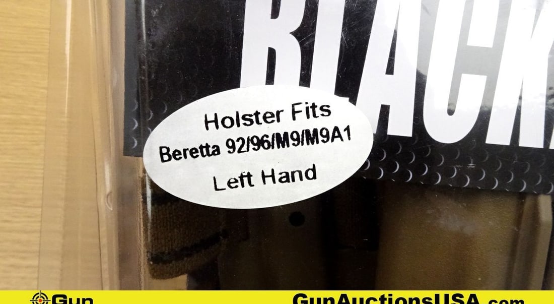Black Hawk 430505 CT-L Holster. NEW in Box. Lot of 3 Tactical Sherpa Holsters, Left Handed, For: Black Hawk 430505 CT-L Holster. NEW in Box. Lot of 3 Tactical Sherpa Holsters, Left Handed, For Beretta 92/96/M9/M981, In Cayote Brown Color . (69661) (GSCO12)