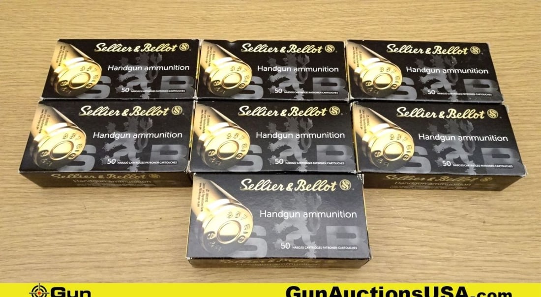 S&B .357 SIG Ammo. 350 Rds-124 GR JHP. . (70119) (GSCU62): S&B .357 SIG Ammo. 350 Rds-124 GR JHP. . (70119) (GSCU62)