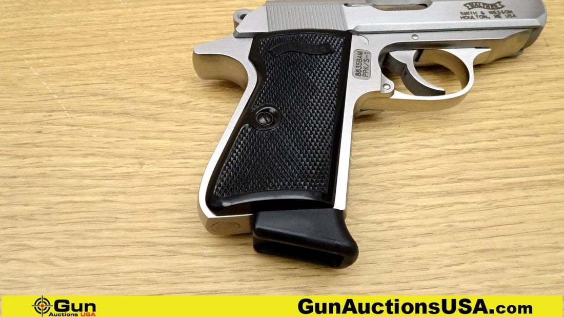 Walther S&W PPK/S 380 ACP Pistol. Like New. 3.75" Barrel. Semi Auto A sleek and reliable compact: Walther S&W PPK/S 380 ACP Pistol. Like New. 3.75" Barrel. Semi Auto A sleek and reliable compact pistol with a timeless design, favored by agents and enthusiasts alike. Its precision engineering and s