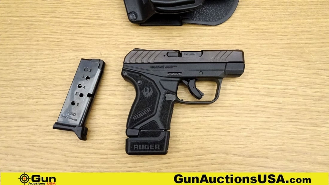 Ruger LCP II 380 ACP Pistol. Very Good. 2 5/8" Barrel. Shiny Bore, Tight Action Semi Auto Features a: Ruger LCP II 380 ACP Pistol. Very Good. 2 5/8" Barrel. Shiny Bore, Tight Action Semi Auto Features a Blade Front Sight, Notch Rear Sight, SA Only, Stippling in Grip Area, and Includes 2-6 Rd Magazines