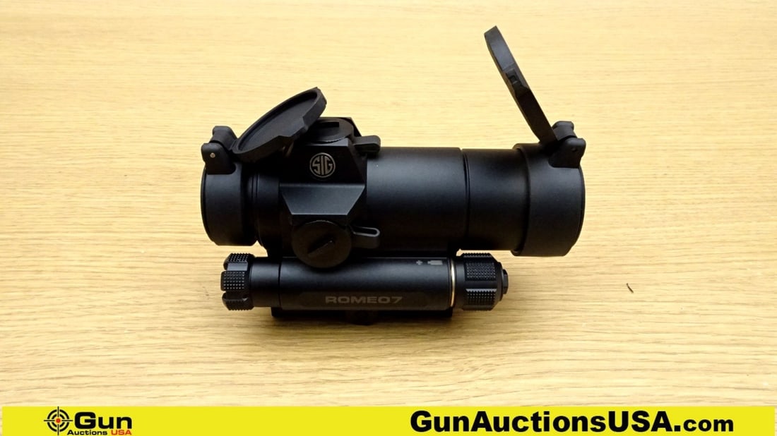 SIG Romeo7 Optic. NEW in Box. Red Dot 1x30 mm Optic Full Size Reflex Sight Sealed in Original Box..: SIG Romeo7 Optic. NEW in Box. Red Dot 1x30 mm Optic Full Size Reflex Sight Sealed in Original Box.. (70110) (GSCM93)
