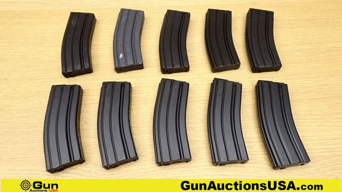 C Products 5.56x45/ .223 Mags. Excellent. 10- Aluminum 30 Rd AR/M4 Mags.. (72379) (GSCM10): C Products 5.56x45/ .223 Mags. Excellent. 10- Aluminum 30 Rd AR/M4 Mags.. (72379) (GSCM10)