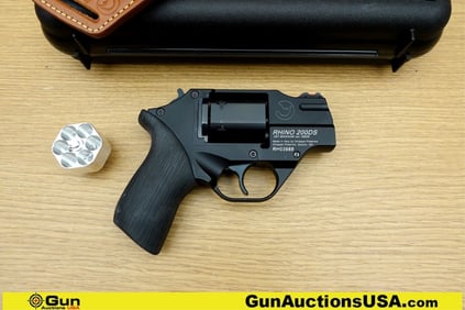 CHIAPPA RHINO 200DS 357 MAGNUM Revolver. Excellent. 2" Barrel. Shiny Bore, Tight Action This