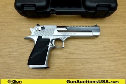 MAGNUM RESEARCH DESERT EAGLE .44 MAGNUM Pistol. Like New. 6" Barrel. Semi Auto Features Stainless
