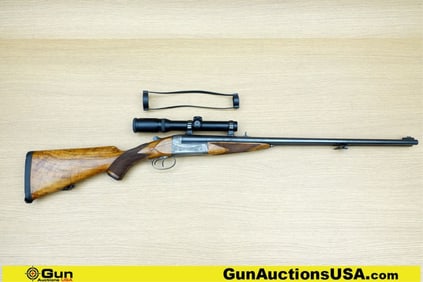 WILKINSON ARMS CO DOUBLE RIFLE 400/450 COLLECTOR'S Rifle. Good Condition. 26 1/8" Barrel. Shiny