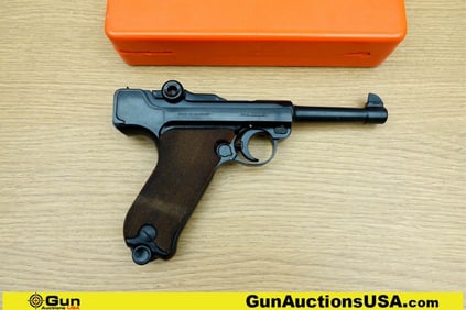 ERMA-WERKE PO8 .22 .22 LR Pistol. Very Good. 4.5" Barrel. Shiny Bore, Tight Action Semi Auto This