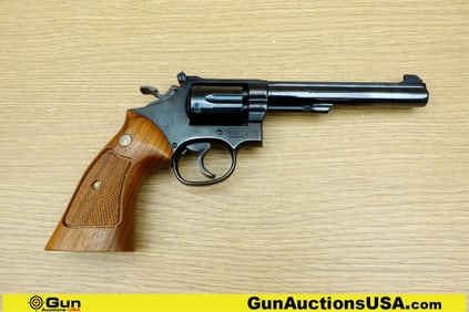Smith & Wesson 14-4 38SPL Revolver. Excellent. 6" Barrel. Shiny Bore, Tight Action Features a High