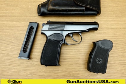 ERNST THAELMANN M 9MM MAKAROV ALL MATCHING NUMBERS- COLLECTOR'S Pistol. Very Good. 4" Barrel. Shiny