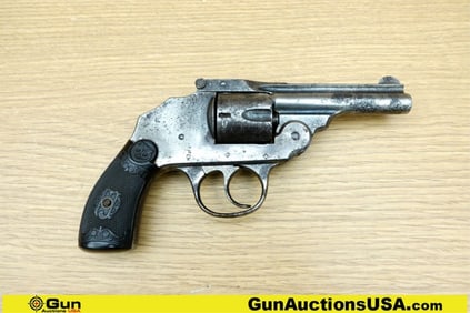 IVER JOHNSON BREAK TOP .38 Cal. Revolver. Fair Condition. 3.5" Barrel. Shiny Bore, with Slight