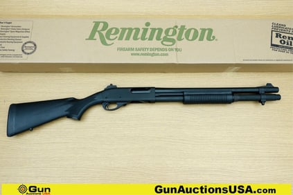 REMINGTON ARMS CO 870 POLICE MAGNUM 12 ga. Shotgun. Excellent. 18.5" Barrel. Shiny Bore, Tight