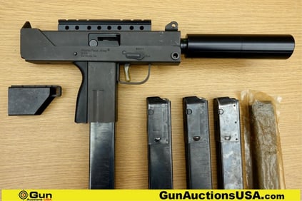 MasterPiece M11 9mm Pistol. Very Good. 5.5" Barrel. Shiny Bore, Tight Action Semi Auto A sleek 9mm