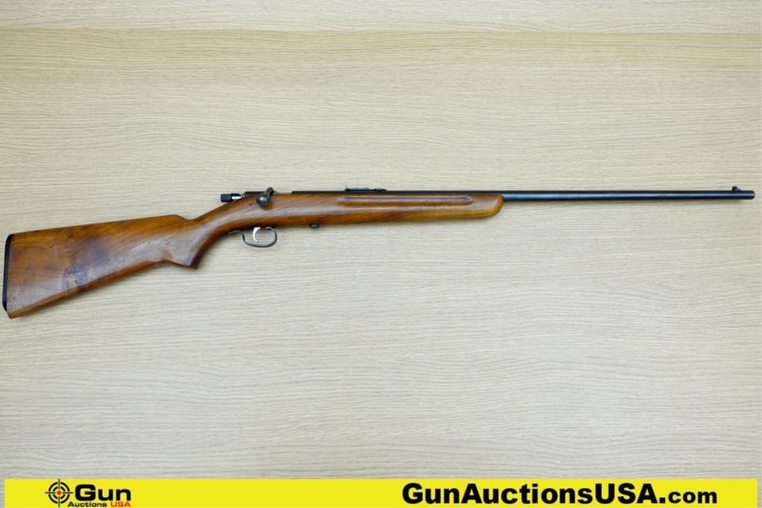 WINCHESTER 67-22 .22 S-L-LR Rifle. Good condition, Normal Handling Marks, Scattered Spotting and/or: WINCHESTER 67-22 .22 S-L-LR Rifle. Good condition, Normal Handling Marks, Scattered Spotting and/or Pitting. 27" Barrel. Shiny Bore, Tight Action Bolt Action This rifle is like a reliable old friend,