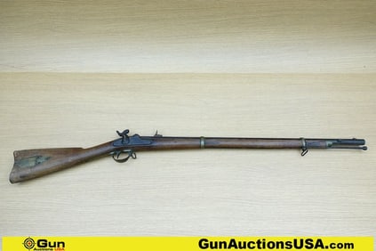 Remington .56 Caliber COLLECTOR'S Rifle. Fair Condition. 36" Barrel. Dark Bore Cap and Ball