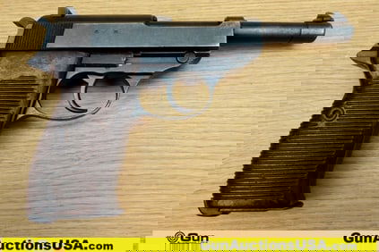 Walther P-38 9MM PARA MATCHING NUMBERS Pistol. Very Good. 5" Barrel. Shiny Bore, Tight Action Semi