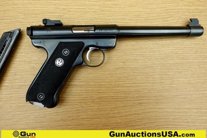 Ruger MK 1 .22 LR Pistol. Very Good. 7" Barrel. Shiny Bore, Tight Action Semi Auto Features a Black