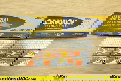 Federal, C-I-L, Mohawk, Etc. .22 LR VINTAGE Ammo. Approx. 1600 Rds of .22 LR.. (72393)