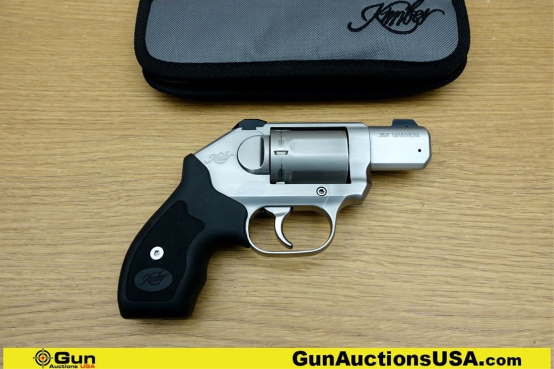 Kimber K6s .357 MAGNUM Revolver. Excellent. 2" Barrel. Shiny Bore, Tight Action The Ultimate Carry: Kimber K6s .357 MAGNUM Revolver. Excellent. 2" Barrel. Shiny Bore, Tight Action The Ultimate Carry Revolver with Stainless Steel Construction, 6 Shot Cylinder, 3 Dot Combat Sights, Non Slip Rubber Gri