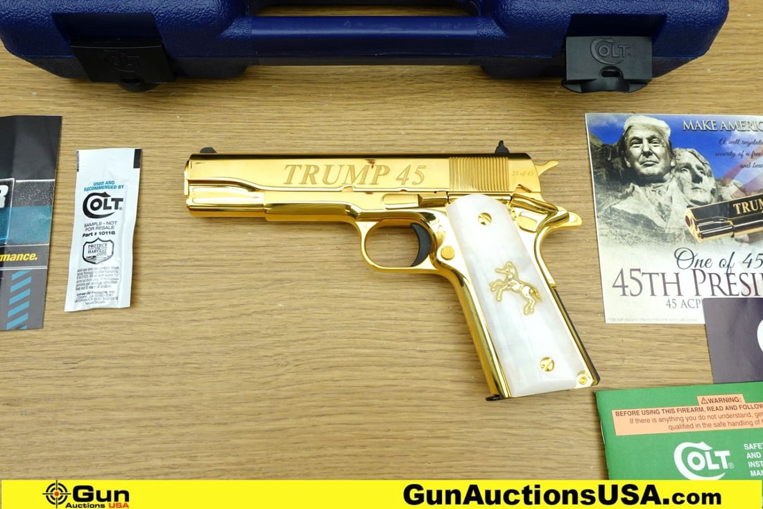 COLT TRUMP 45 GOVT MODEL (#23 of 45) .45 ACP ULTRA RARE PISTOL. Like New. 5" Barrel. Semi Auto WOW!!