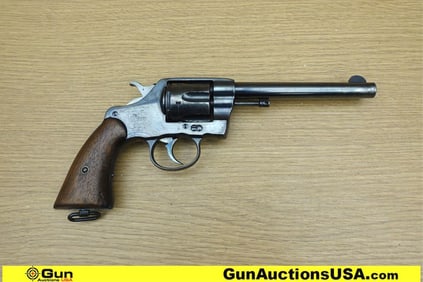 COLT U.S ARMY MOD 1901 .38 Cal. Revolver. Good condition, Normal Handling Marks, Scattered Spotting