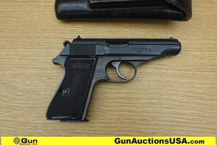 CARL WALTHER WAFFENFABRIK ULM/DO. PP 32 AUTO COLLECTOR'S Pistol. Very Good. 3.75" Barrel. Shiny