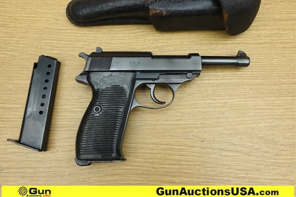 MAUSER P38 9MM PARA ALL MATCHING NUMBERS Pistol. Very Good. 4.75" Barrel. Shiny Bore, Tight Action