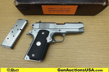 COLT MK IV OFFICER ACP 45 ACP Pistol. Very Good. 3.5" Barrel. Shiny Bore Semi Auto Features