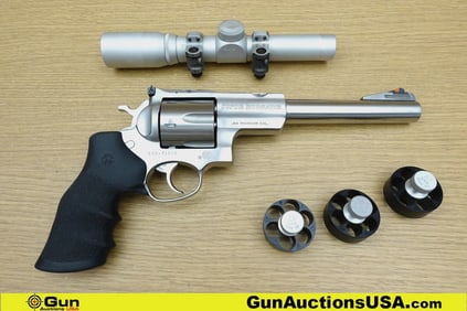 Ruger SUPER REDHAWK .44 MAGNUM Revolver. Very Good. 7.5" Barrel. Shiny Bore This hefty wheelgun