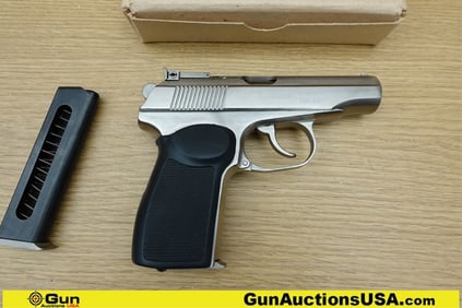IMEZ IJ70-17AS MAKAROV .380 ACP Pistol. Excellent. 3.5" Barrel. Shiny Bore Semi Auto Features a