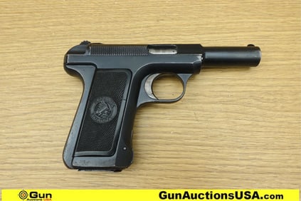 SAVAGE 1905 .32 ACP Pistol. Good condition, Normal Handling Marks, Scattered Spotting and/or