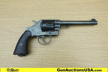COLT NEW ARMY 1901 .38 Cal. MATCHING NUMBERS Revolver. Good condition, Normal Handling Marks,