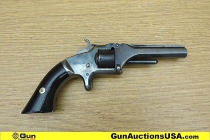 S&W 1 SECOND ISSUE .22 CAL COLLECTOR'S Revolver. Very Good. 3 1/8" Barrel. Shiny Bore, Tight Action