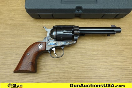 Ruger VAQUERO .357 MAGNUM Revolver. Excellent. 5.5" Barrel. Shiny Bore Features Case Colored Frame,