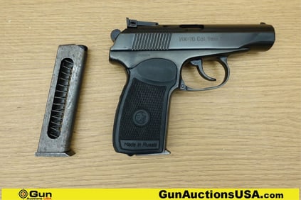 BAIKAL IJ-70 MAKAROV 9MM MAKAROV MATCHING NUMBERS Pistol. Excellent. 3.5" Barrel. Shiny Bore, Tight