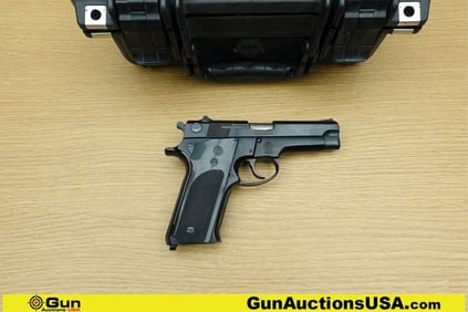 S&W 59 9MM PARA Pistol. Good condition, Normal Handling Marks, Scattered Spotting and/or Pitting. 4"