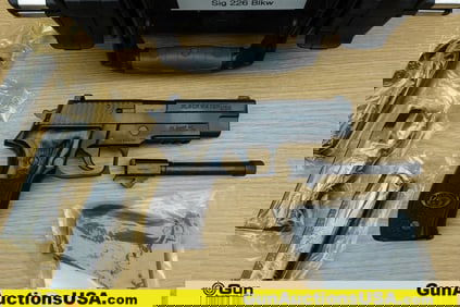 SIG P226 BLACKWATER USA 9MM PARA THREADED BARREL Pistol. Like New. 4.25" Barrel. Semi Auto Features