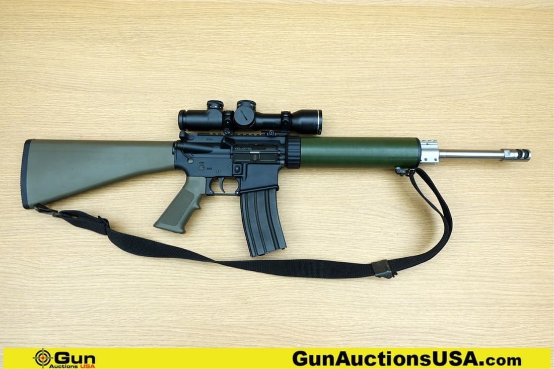 ARMALITE M15A4 5.56x45 HEAVY TARGET BARREL Rifle. Very Good. 16" Barrel. Shiny Bore, Tight Action: ARMALITE M15A4 5.56x45 HEAVY TARGET BARREL Rifle. Very Good. 16" Barrel. Shiny Bore, Tight Action Semi Auto HEAVY STAINLESS TARGET BARREL. Features OD Furniture, Picatinny Rail Gas Block Combo, Fixed