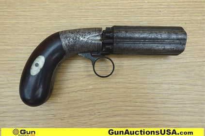 ALLEN THURBER & CO. PEPPER BOX .36 Caliber COLLECTOR'S Revolver. Good condition, Normal Handling