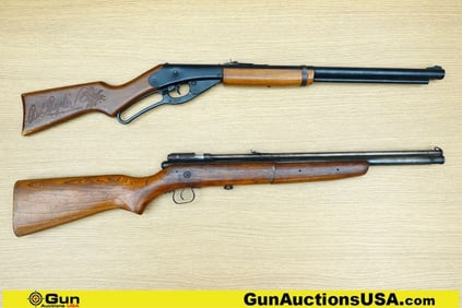 Daisy, CROSSMAN 1938B, 140 BB, .22 Caliber Rifles. Fair Condition. 19", 19.5" Barrel. BB, Pellet