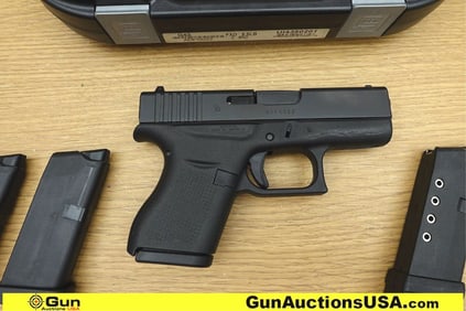 Glock 43 9X19 Pistol. Very Good. 3.25" Barrel. Shiny Bore, Tight Action Semi Auto The Glock 43 9X19