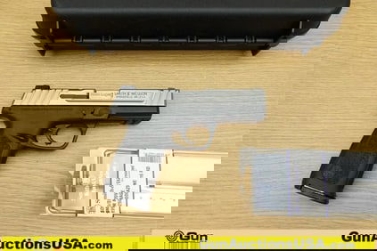 S&W SD9 VE 9MM LUGER Pistol. Good condition, Normal Handling Marks, Scattered Spotting and/or