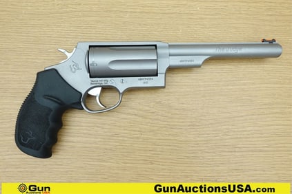 Taurus THE JUDGE 4510 45LC/.410 THE JUDGE Revolver. Excellent. 6.5" Barrel. Shiny Bore, Tight Action
